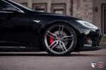 Tesla Model S on Vossen Wheels (HC-1) 2016 года